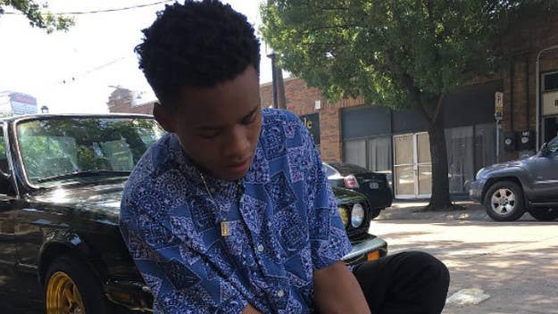 The surprising photo comes after the 18-year-old rapper received an additional felony charge for having a banned substance while in jail. According to the 'Fort Worth Star-Telegram,' he was caught with a cell phone.