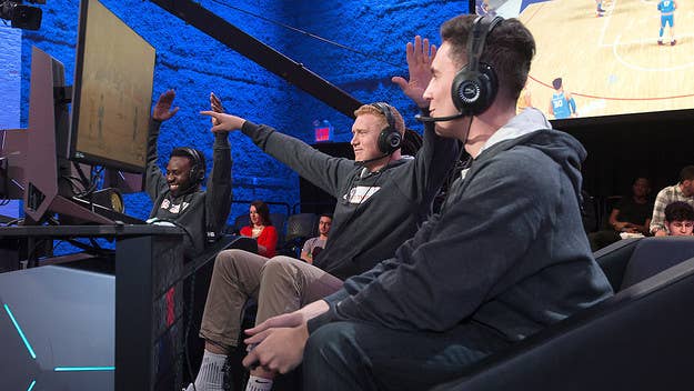 With the inaugural season of the NBA’s 2K gaming league approaching its first postseason, it seemed timely that four of its best players could have a little bit of fun on the sticks.