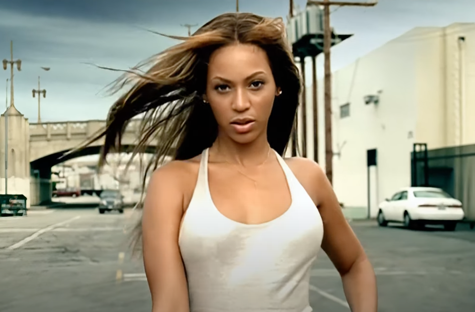 Beyonce in the Crazy in Love video