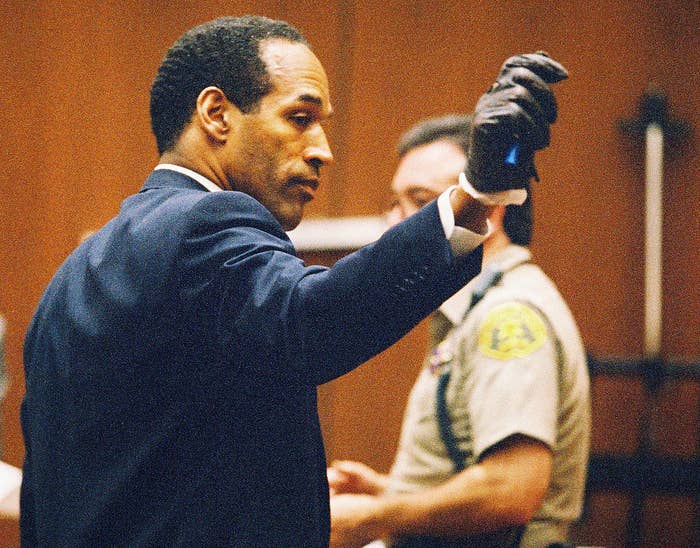 O.J. Simpson in court