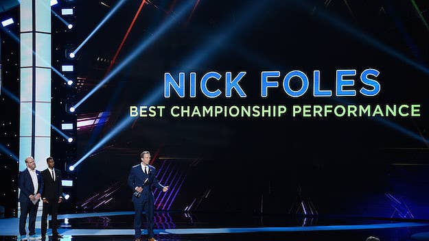 Foles took home the award for Best Championship Performance over the Warriors’ Kevin Durant, Villanova’s Donte DiVincenzo, and George Springer of the Astros.