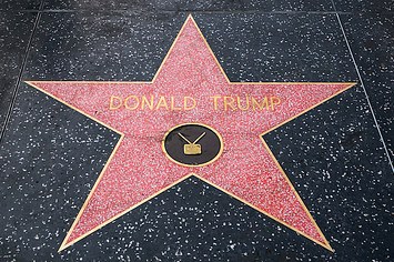 Donald Trump Hollywood Walk of Fame Star