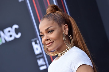 Janet Jackson attends the 2018 Billboard Music Awards