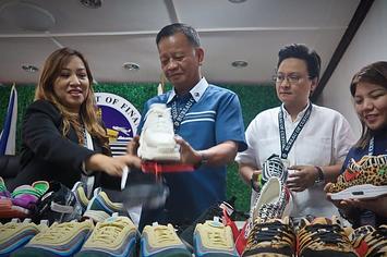 Fake Sneakers Seized by the Philippines Bureau of Customs