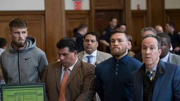 In April, UFC star Conor McGregor was arrested after he crashed a pre-fight press event in Brooklyn and caused mayhem. He faced three counts of assault and one count of criminal mischief.