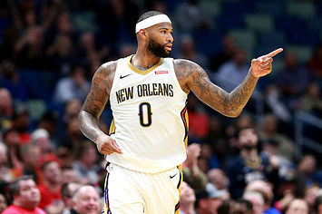 DeMarcus Cousins #0 of the New Orleans Pelicans.