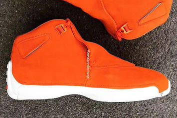 Air Jordan 18 Orange Release Date Side