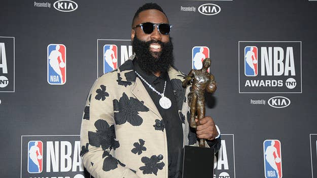 James Harden finally took home his first MVP award at Monday's NBA Awards in Santa Monica. Despite everyone expecting him to bring home the hardware to Houston, Harden chose not to prepare anything for the moment he had to give thanks. 