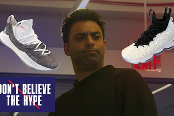 LeBron 15 vs Curry 5 In The NBA Finals Sneaker Championship | Don't Believe The Hype