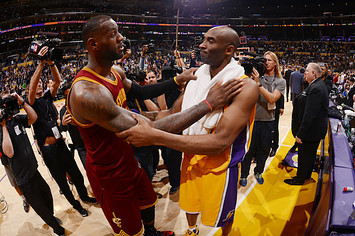 Kobe Bryant and LeBron James.