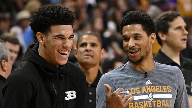 The “brotherly love” shared between Lonzo Ball and Josh Hart has led to Hart clowning Ball on video for working out while listening to his song “Gotta Get It.”