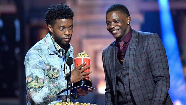 During his acceptance speech for Best Hero at the 2018 MTV Movie & TV Awards, Boseman acknowledged real-life hero James Shaw Jr., who disarmed a gunman at a Waffle House in Tennessee.