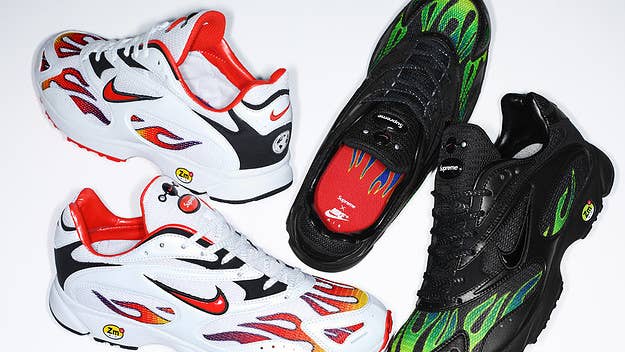 Supreme's collaboration with Nike on the Zoom Streak Spectrum Plus was something that no one saw coming. Designed in 2003, the sneaker was created by legendary designer Steven Smith, who's worked with Reebok, Nike, Adidas, New Balance, and more. Here's his story about how the show came to light.