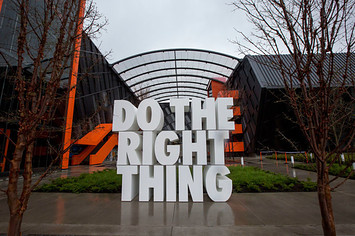 Nike headquarters on in Beaverton, Oregon