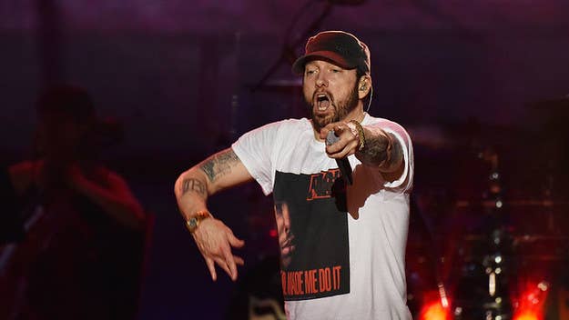 Eminem is facing criticism after his performance at Bonnaroo on Saturday night, which featured gunshot sound effects that sounded a little too realistic for many festival goers.