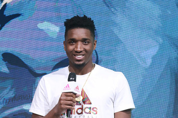 Donovan Mitchell at Adidas 'Republic of Sports' Event in China