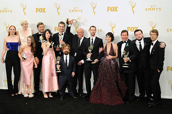 The 'Game of Thrones' cast at the 2015 Emmy Awards.