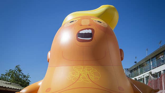 The group behind the balloon have announced that they have plans to follow Trump after his visit to the UK and go on a "world tour" with the president.