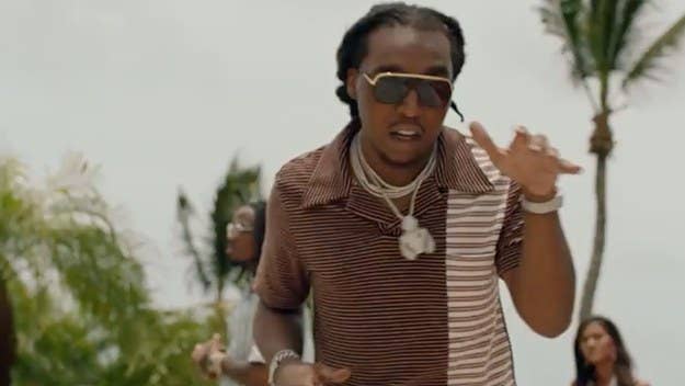 Quavo, alongside co-director Joseph Desrosiers, brings Migos' 'Culture II' track "Narcos" to life with an appropriately high-stakes video.