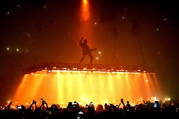 Kanye West during The Life of Pablo Tour.