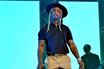 Ty Dolla Sign performs with Ella Mai at 2018 BET Experience.