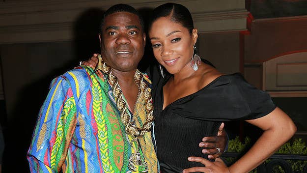 Tracy Morgan did not want to talk about Tiffany Haddish in a recent interview. 