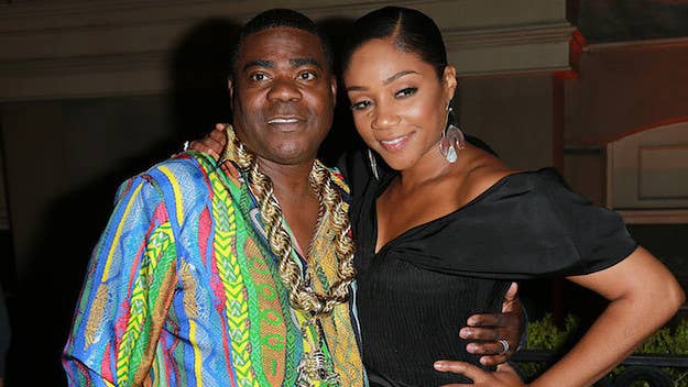 Tracy Morgan did not want to talk about Tiffany Haddish in a recent interview.