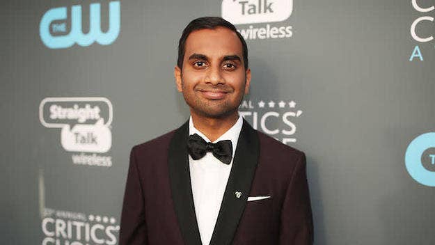 The 'Master of None' creator was seen performing at the Comedy Cellar in New York City last week. 