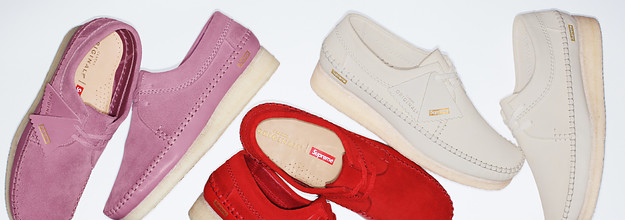 Clarks Originals Taps Supreme for Five Fresh Takes on the Weaver Silhouette  | Complex