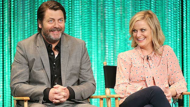 'Parks and Recreation' star and producer Amy Poehler stopped by 'Ellen' with co-star Nick Offerman and straight up said the entire cast was down for a revival.