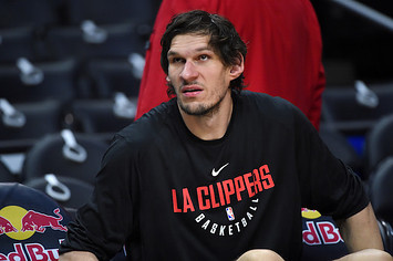 Boban Marjanovic #51 of the Los Angeles Clippers.
