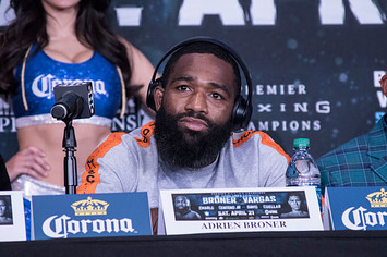 Adrien Broner speaks to the media during the Final press Conference