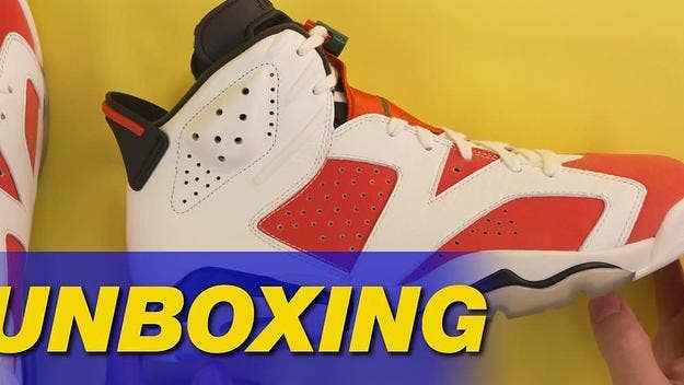 Watch us unbox the "Gatorade" edition of the Air Jordan 6 Retro.