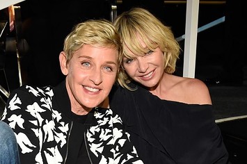 Portia de Rossi and Ellen DeGeneres