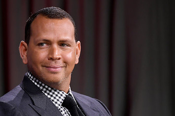 Alex Rodriguez takes part in a panel during WSJ's The Future of Everything Festival.
