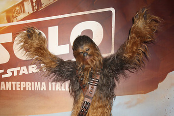 Chewbacca attends a photocall for 'Solo: A Star Wars Story'