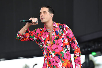 G Eazy performs as a special guest on the Coachella.