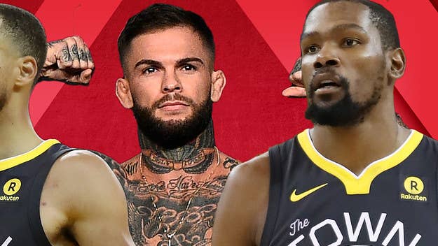 On today's episode of #OutofBounds, former UFC champion Cody Garbrandt joins Gilbert Arenas, Adam Caparell, and Pierce Simpson to discuss his beloved Cavs losing Game 2 of the NBA Finals to fall into a 2-0 hole heading back to Cleveland. Despite Steph Curry scoring 33 points and making nine threes to set a NBA Final