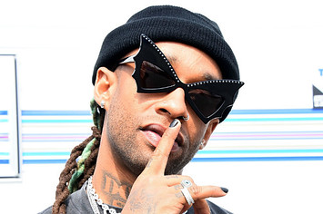 ty dolla sign with fantastic glasses x nails combo