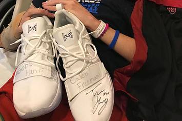 Trae Young Gives Sneakers to Fan Injured in Car Accident