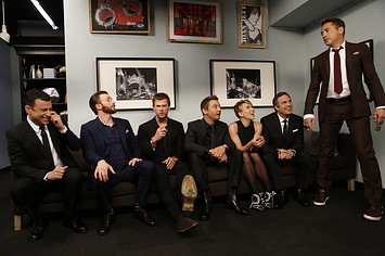 Jimmy Kimmel and the 'Avengers' cast