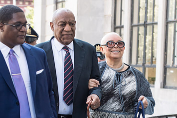 Bill Cosby and Camille Cosby at Bill Cosby Trial at Montgomery County Courthouse
