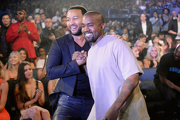 John Legend and Kanye West.
