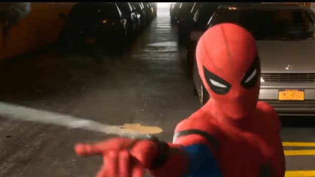 The opening scenes feature smartphone video footage taken by Peter Parker, as viewers see the origin story of Spider Man joining the Marvel Universe.