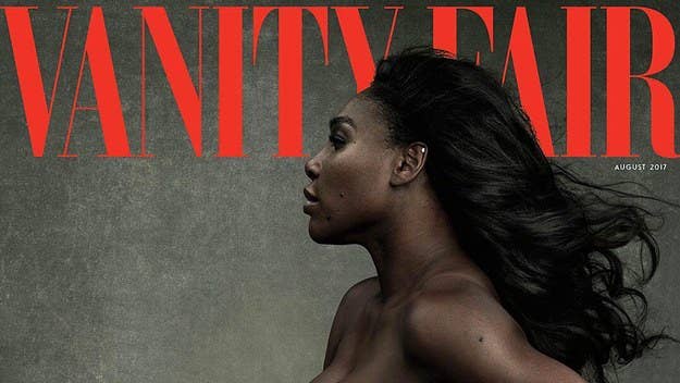 Serena Williams went fully nude for her new 'Vanity Fair' cover.