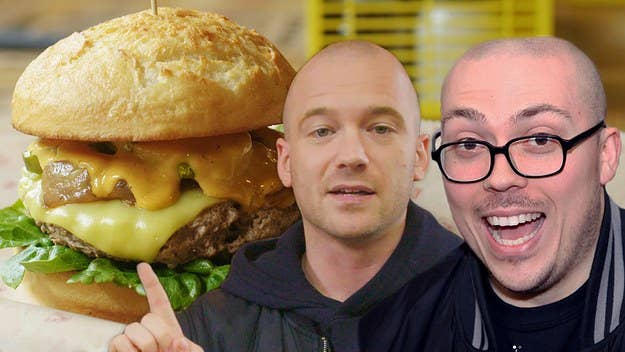 Anthony Fantano (also known as the Needle Drop) reviews the Impossible Burger with Sean Evans. 