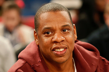Jay Z during the NBA All Star Game as part of 2017 All Star Weekend