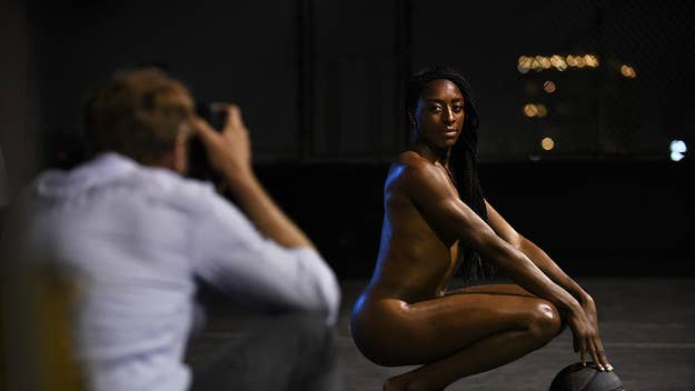 The Los Angeles Sparks forward graces the cover of ESPN The Magazine's Body Issue. Here's a look behind the scenes.