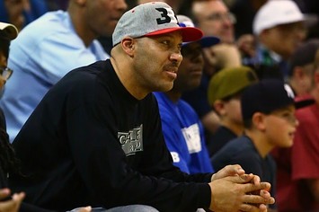Lavar Ball watches his son Lonzo play at UCLA.