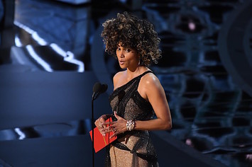 Halle Berry presents at 2017 Academy Awards.